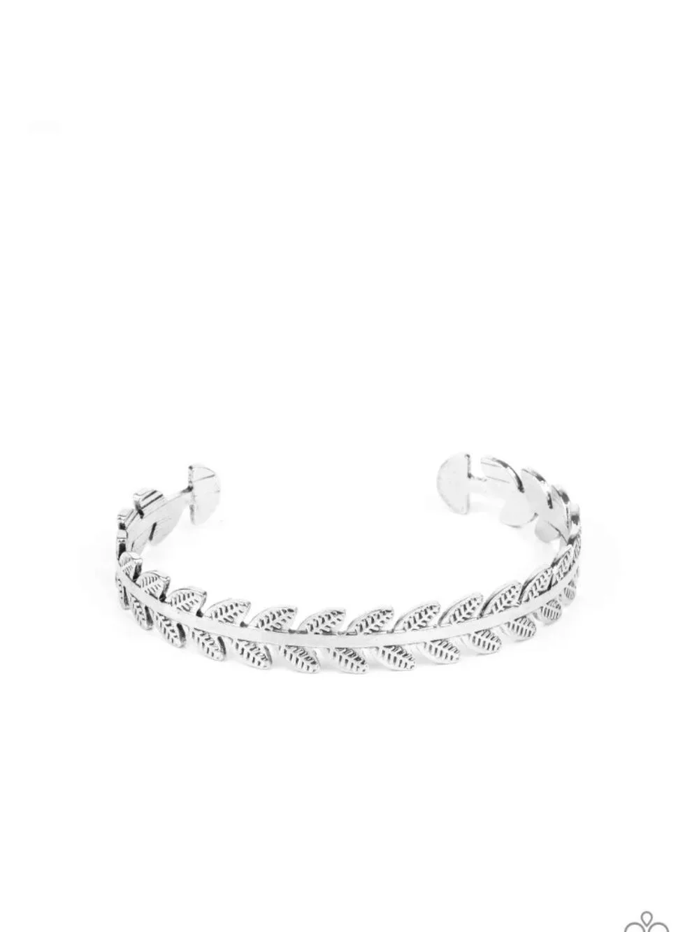 Paparazzi Jewelry Accessories - Laurel Groves - Silver Bracelet - Vintage